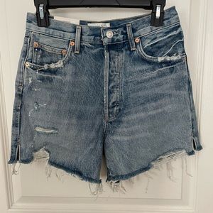 AGOLDE Dee Super High Rise Shorts Size 27 in Riccochet